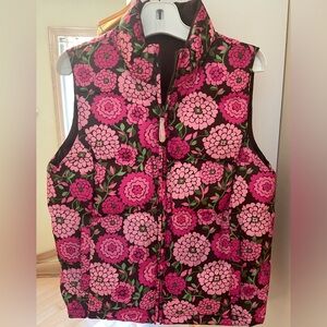 Lilly Pulitzer Reversible  Pink Floral Vest